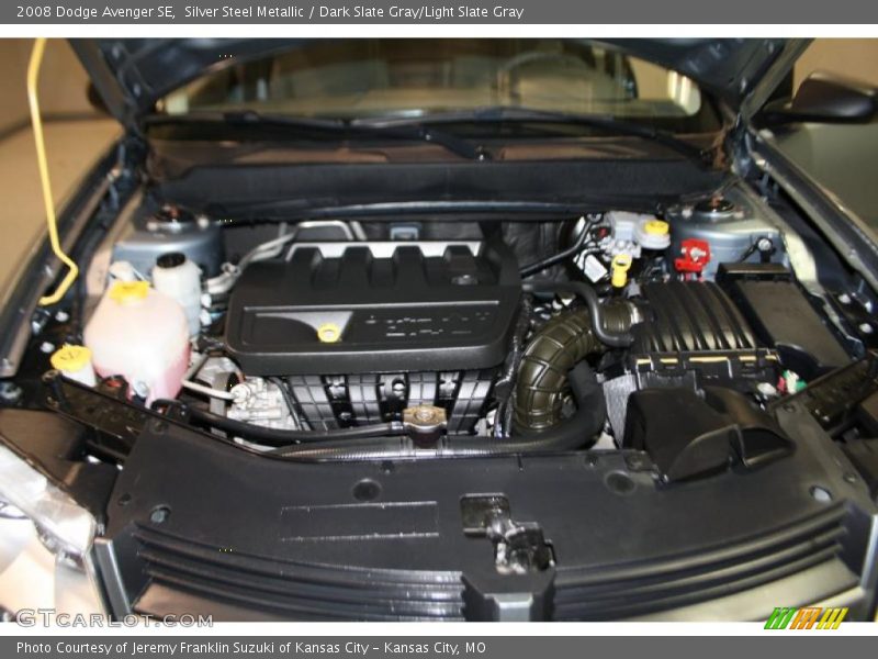 Silver Steel Metallic / Dark Slate Gray/Light Slate Gray 2008 Dodge Avenger SE
