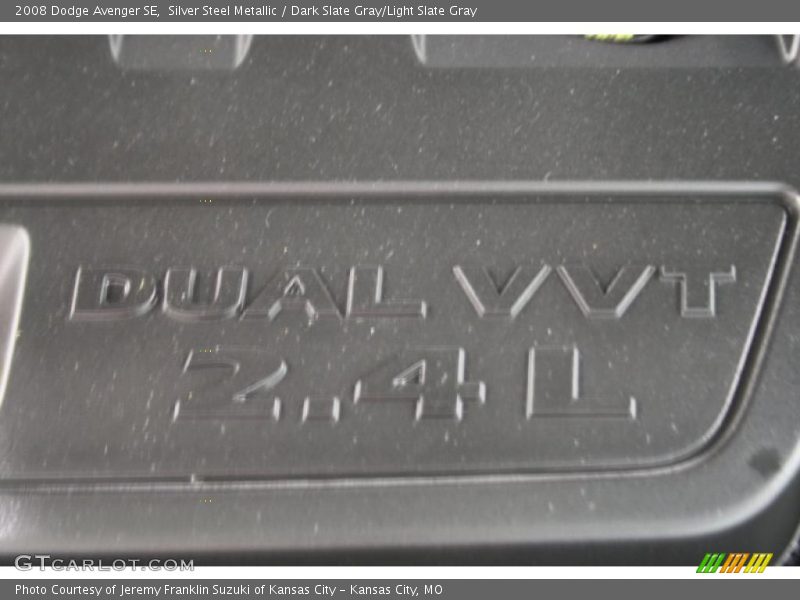 Silver Steel Metallic / Dark Slate Gray/Light Slate Gray 2008 Dodge Avenger SE