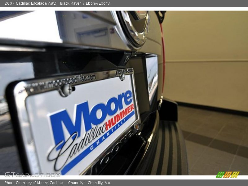 Black Raven / Ebony/Ebony 2007 Cadillac Escalade AWD