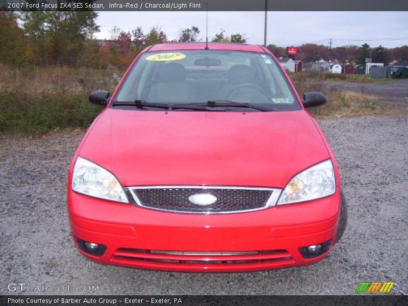 Infra-Red / Charcoal/Light Flint 2007 Ford Focus ZX4 SES Sedan