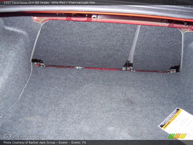 Infra-Red / Charcoal/Light Flint 2007 Ford Focus ZX4 SES Sedan