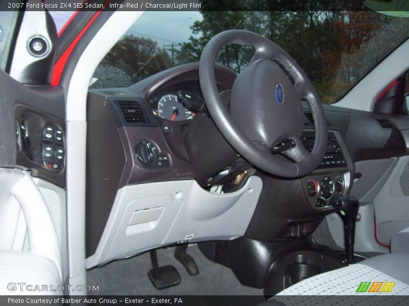 Infra-Red / Charcoal/Light Flint 2007 Ford Focus ZX4 SES Sedan