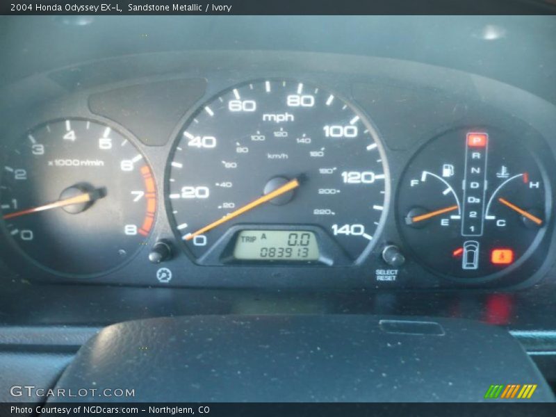 Sandstone Metallic / Ivory 2004 Honda Odyssey EX-L