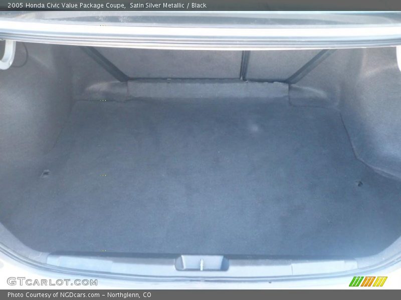 Satin Silver Metallic / Black 2005 Honda Civic Value Package Coupe
