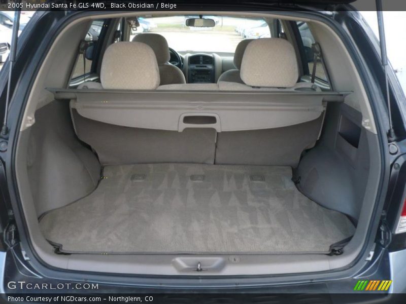 Black Obsidian / Beige 2005 Hyundai Santa Fe GLS 4WD