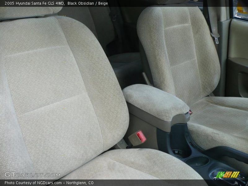 Black Obsidian / Beige 2005 Hyundai Santa Fe GLS 4WD