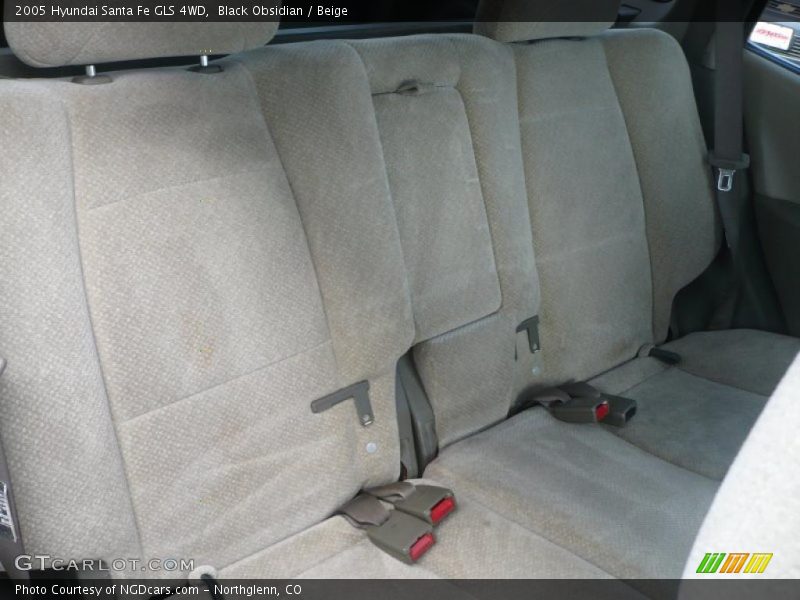 Black Obsidian / Beige 2005 Hyundai Santa Fe GLS 4WD