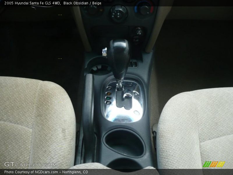 Black Obsidian / Beige 2005 Hyundai Santa Fe GLS 4WD