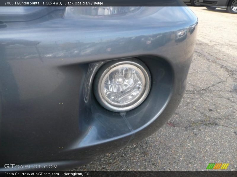 Black Obsidian / Beige 2005 Hyundai Santa Fe GLS 4WD