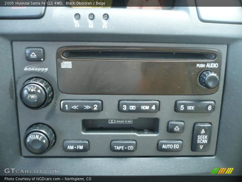 Black Obsidian / Beige 2005 Hyundai Santa Fe GLS 4WD