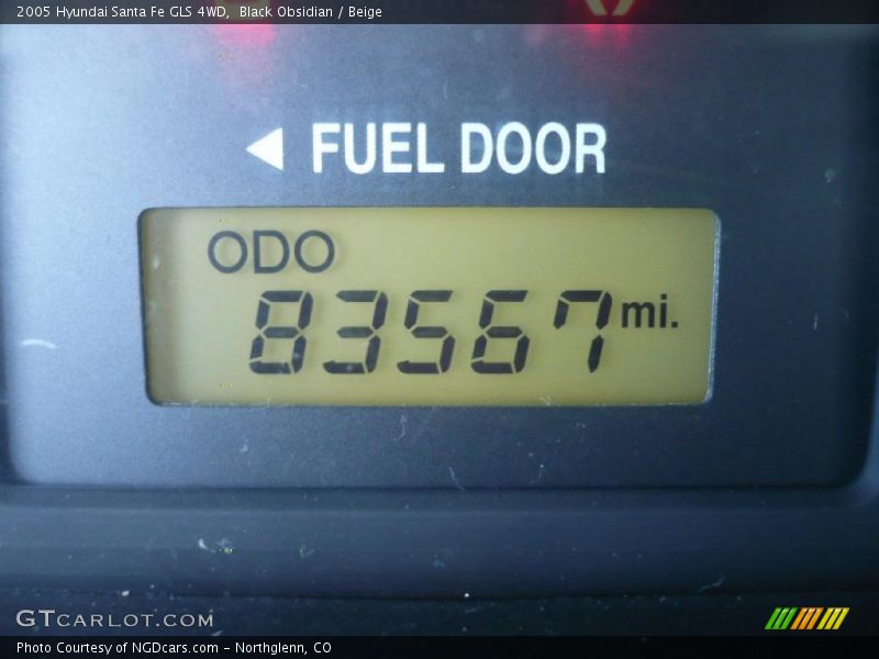 Black Obsidian / Beige 2005 Hyundai Santa Fe GLS 4WD