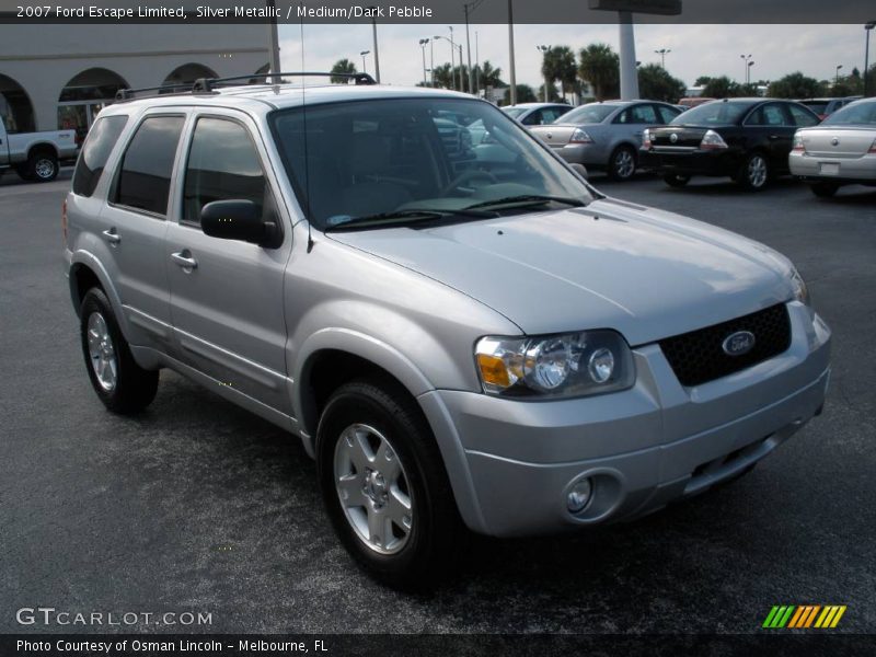 Silver Metallic / Medium/Dark Pebble 2007 Ford Escape Limited