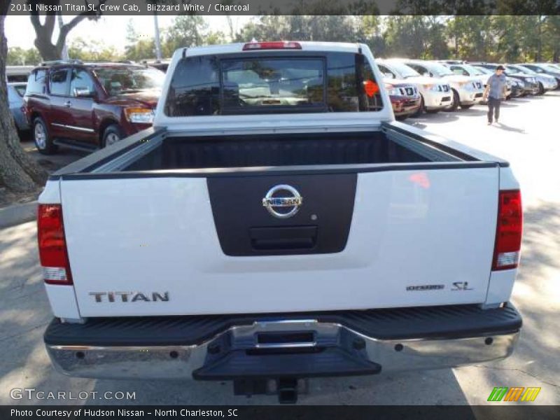Blizzard White / Charcoal 2011 Nissan Titan SL Crew Cab