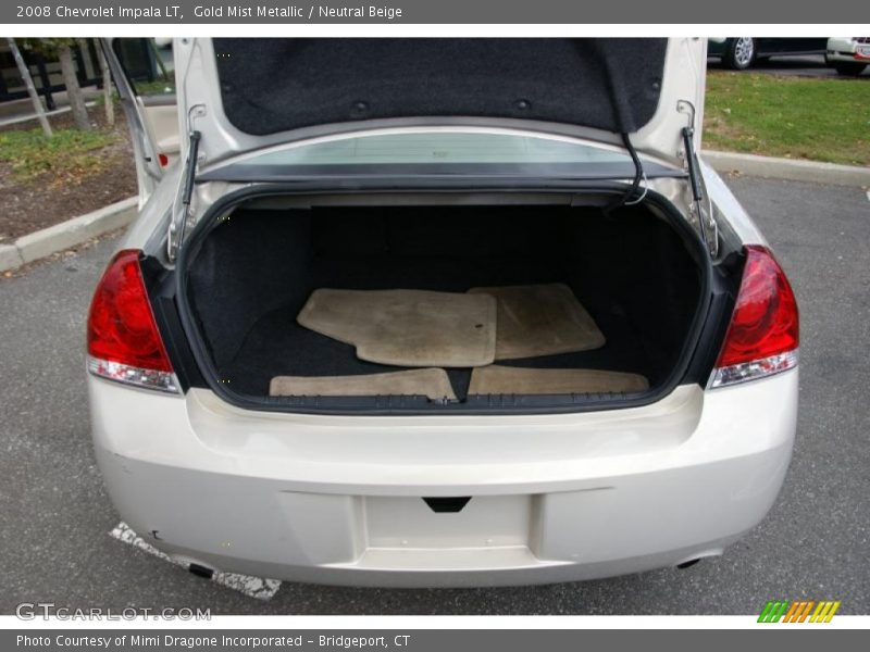 Gold Mist Metallic / Neutral Beige 2008 Chevrolet Impala LT
