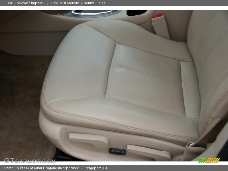 Gold Mist Metallic / Neutral Beige 2008 Chevrolet Impala LT