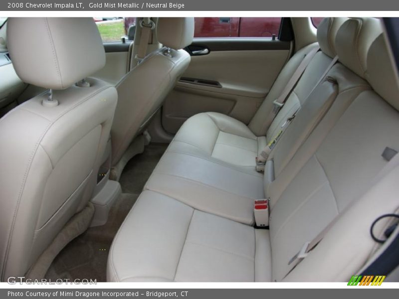 Gold Mist Metallic / Neutral Beige 2008 Chevrolet Impala LT
