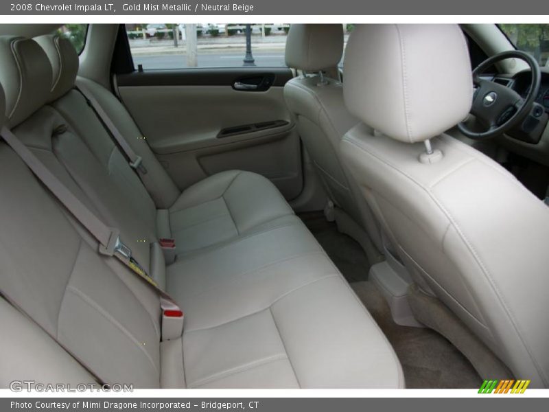 Gold Mist Metallic / Neutral Beige 2008 Chevrolet Impala LT