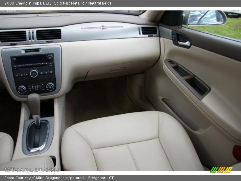 Gold Mist Metallic / Neutral Beige 2008 Chevrolet Impala LT
