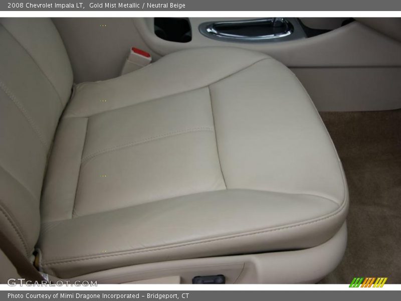 Gold Mist Metallic / Neutral Beige 2008 Chevrolet Impala LT
