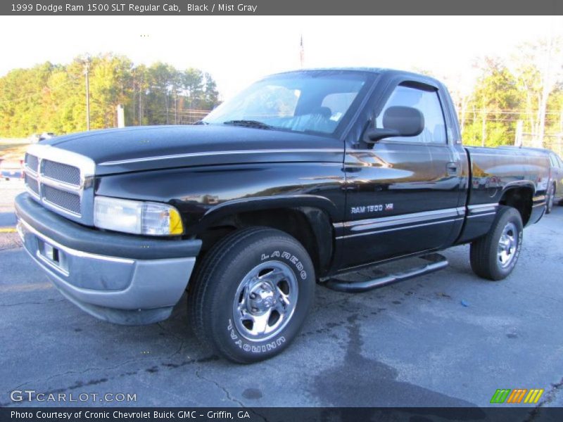 Black / Mist Gray 1999 Dodge Ram 1500 SLT Regular Cab