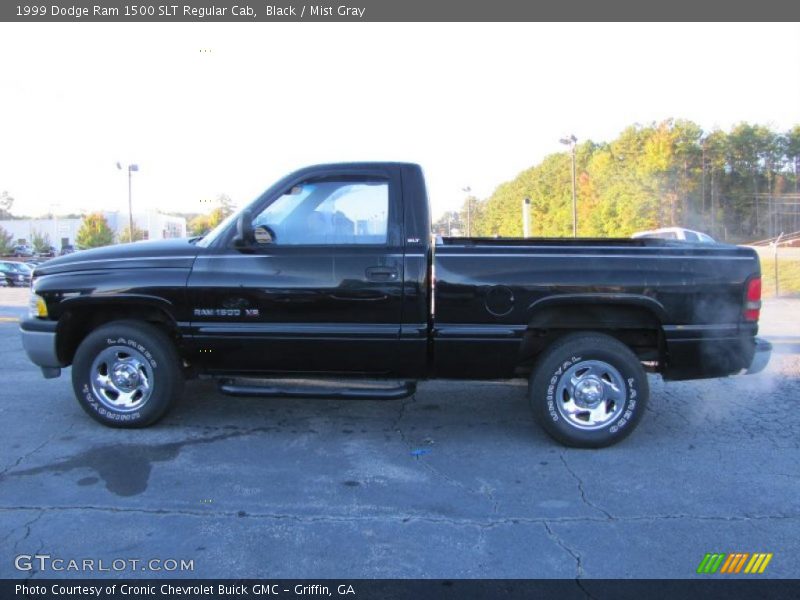Black / Mist Gray 1999 Dodge Ram 1500 SLT Regular Cab