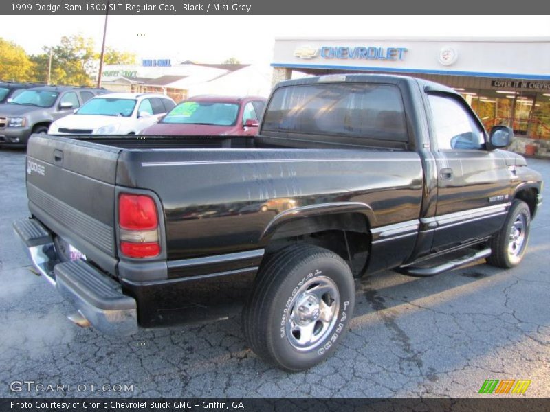 Black / Mist Gray 1999 Dodge Ram 1500 SLT Regular Cab
