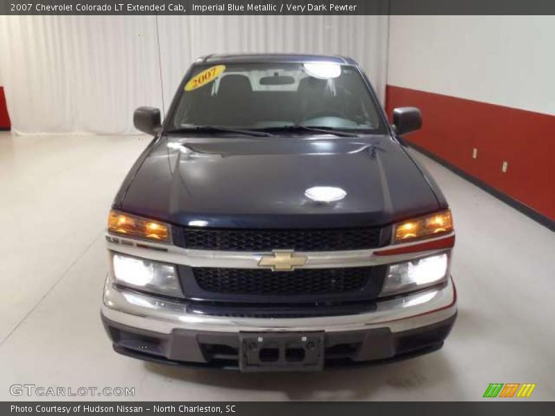Imperial Blue Metallic / Very Dark Pewter 2007 Chevrolet Colorado LT Extended Cab