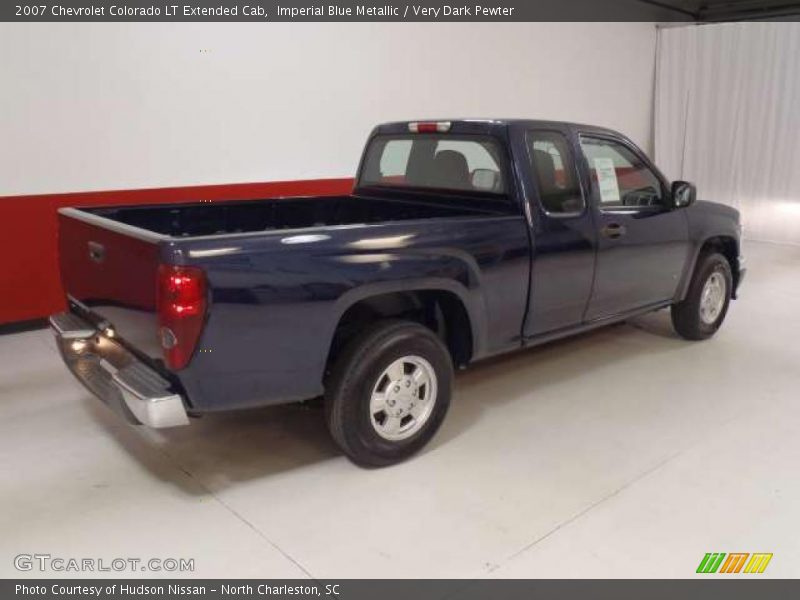 Imperial Blue Metallic / Very Dark Pewter 2007 Chevrolet Colorado LT Extended Cab
