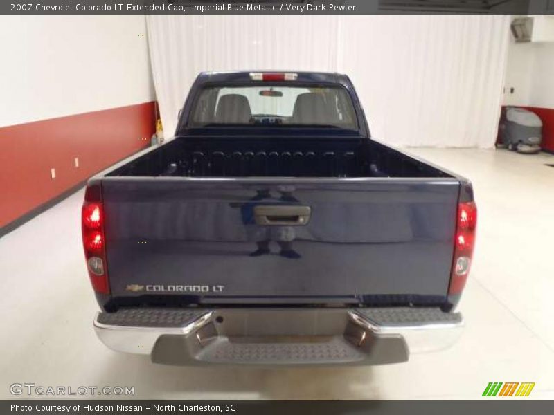Imperial Blue Metallic / Very Dark Pewter 2007 Chevrolet Colorado LT Extended Cab