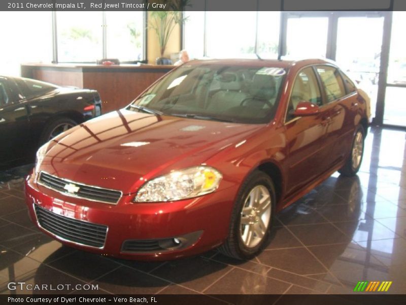 Red Jewel Tintcoat / Gray 2011 Chevrolet Impala LT