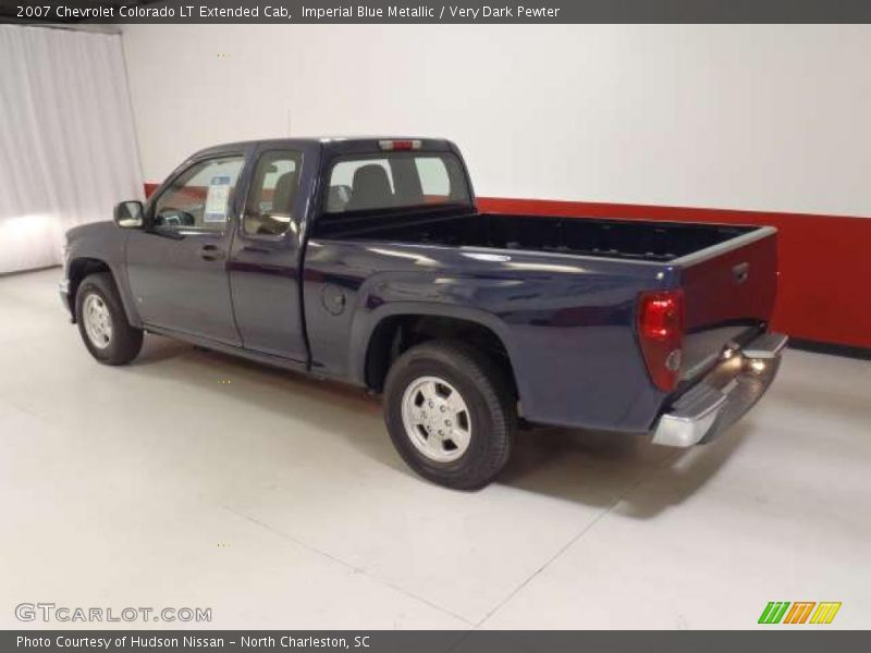 Imperial Blue Metallic / Very Dark Pewter 2007 Chevrolet Colorado LT Extended Cab