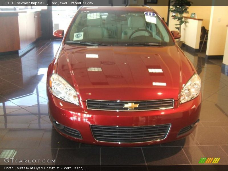 Red Jewel Tintcoat / Gray 2011 Chevrolet Impala LT