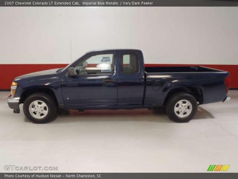 Imperial Blue Metallic / Very Dark Pewter 2007 Chevrolet Colorado LT Extended Cab