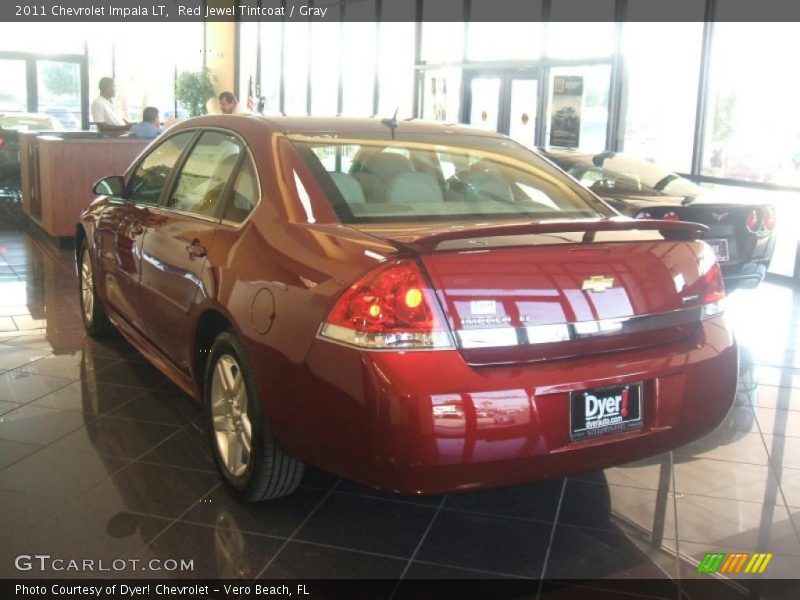 Red Jewel Tintcoat / Gray 2011 Chevrolet Impala LT