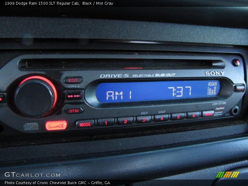 Black / Mist Gray 1999 Dodge Ram 1500 SLT Regular Cab