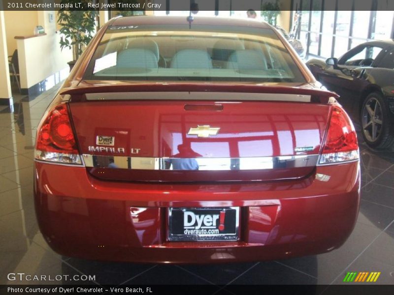 Red Jewel Tintcoat / Gray 2011 Chevrolet Impala LT