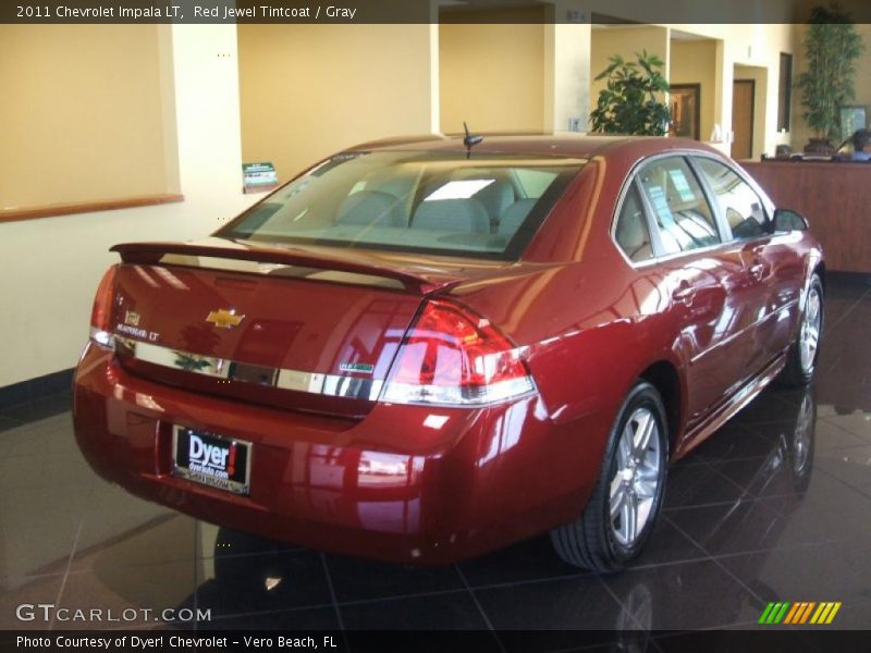 Red Jewel Tintcoat / Gray 2011 Chevrolet Impala LT