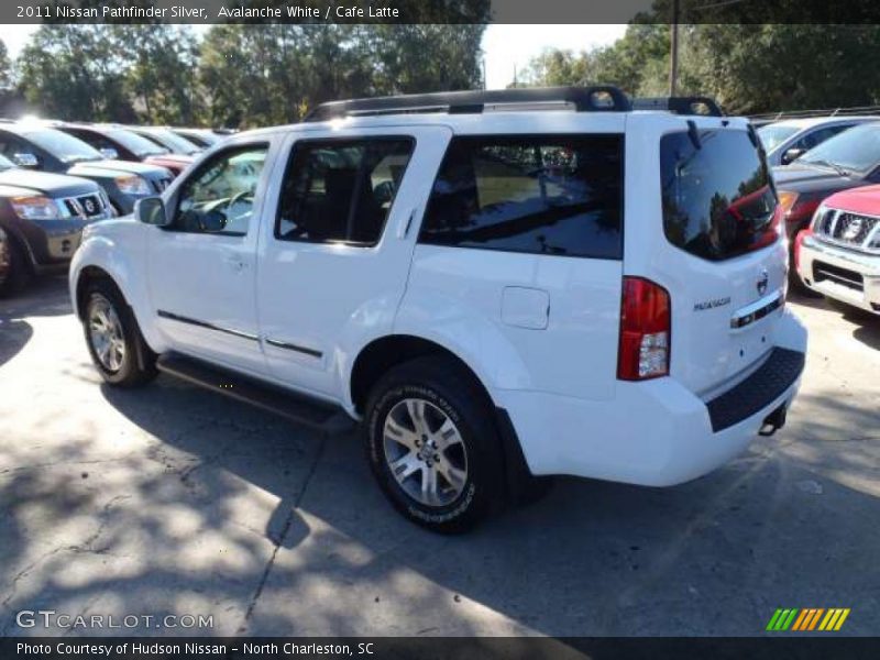 Avalanche White / Cafe Latte 2011 Nissan Pathfinder Silver