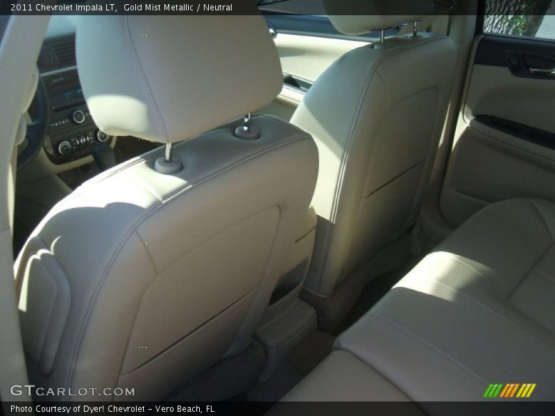 Gold Mist Metallic / Neutral 2011 Chevrolet Impala LT