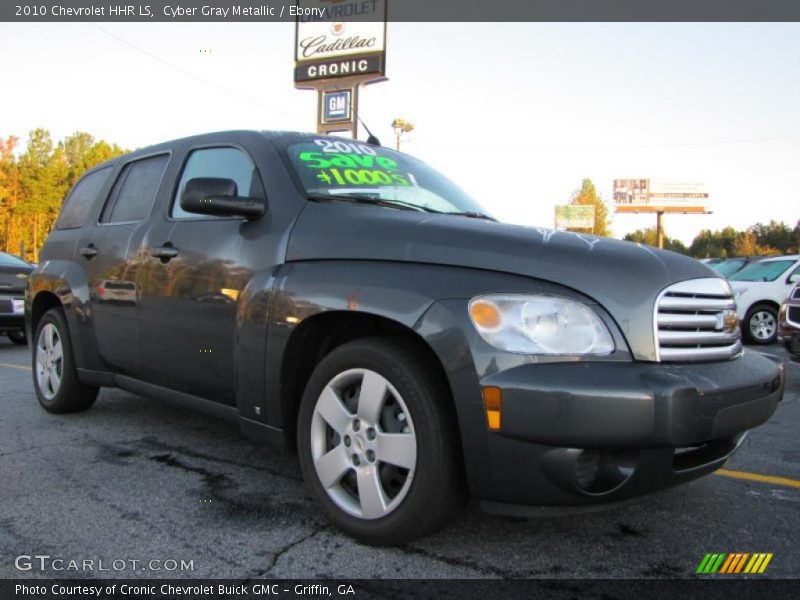 Cyber Gray Metallic / Ebony 2010 Chevrolet HHR LS