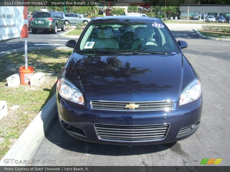 Imperial Blue Metallic / Gray 2011 Chevrolet Impala LT