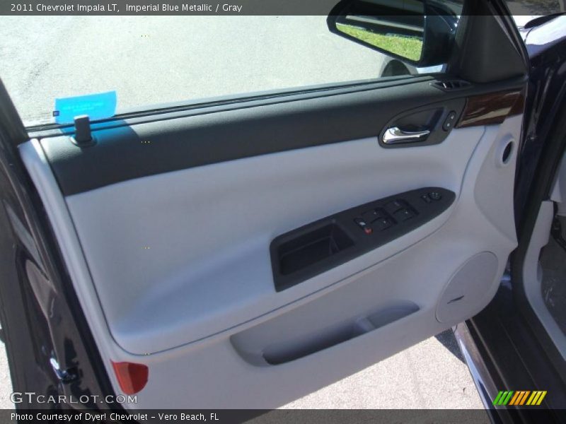 Imperial Blue Metallic / Gray 2011 Chevrolet Impala LT