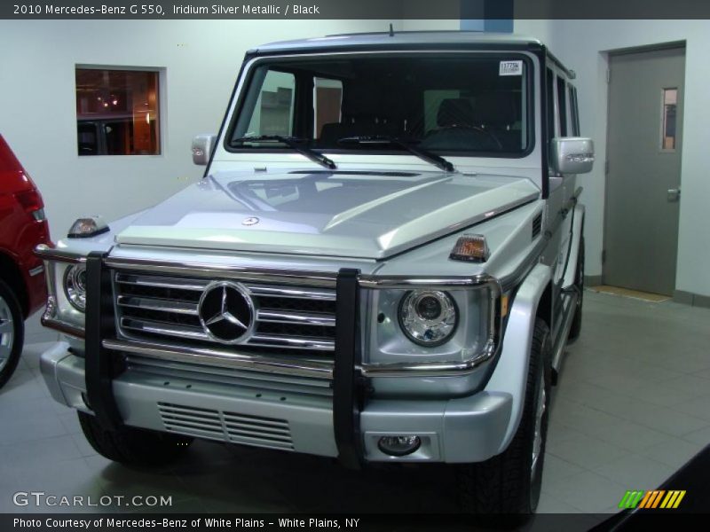 Iridium Silver Metallic / Black 2010 Mercedes-Benz G 550