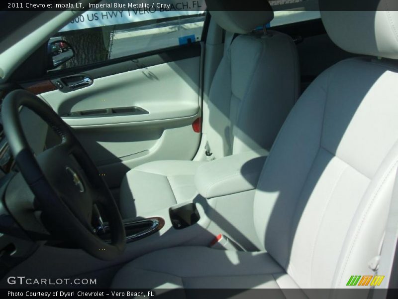 Imperial Blue Metallic / Gray 2011 Chevrolet Impala LT