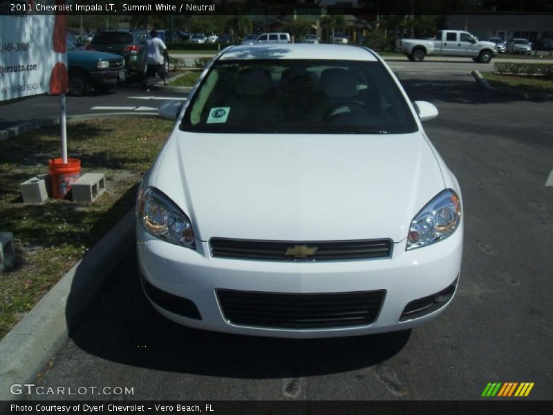 Summit White / Neutral 2011 Chevrolet Impala LT