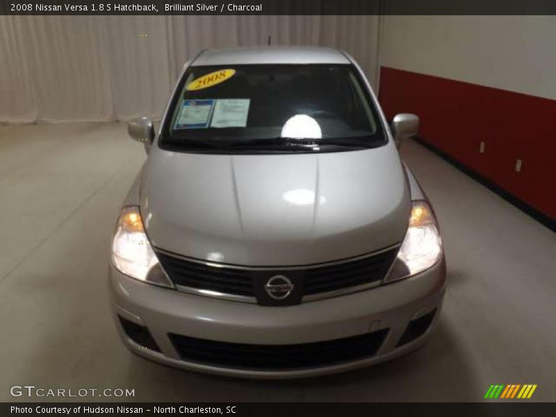 Brilliant Silver / Charcoal 2008 Nissan Versa 1.8 S Hatchback