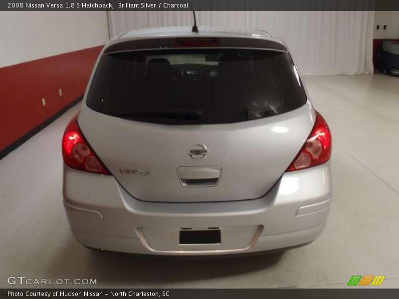Brilliant Silver / Charcoal 2008 Nissan Versa 1.8 S Hatchback