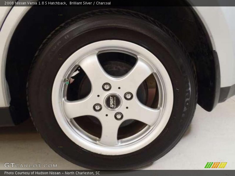 Brilliant Silver / Charcoal 2008 Nissan Versa 1.8 S Hatchback