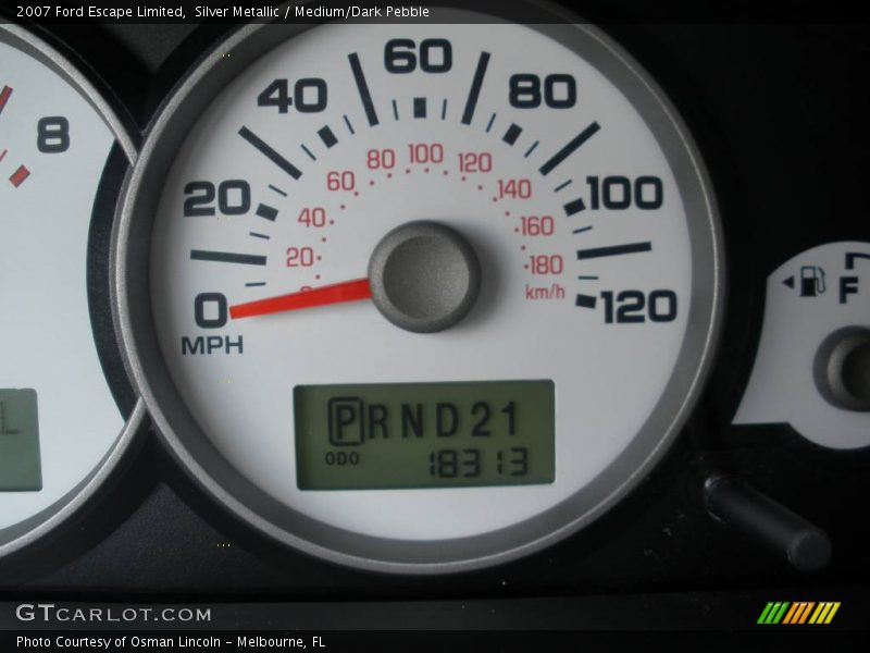 Silver Metallic / Medium/Dark Pebble 2007 Ford Escape Limited