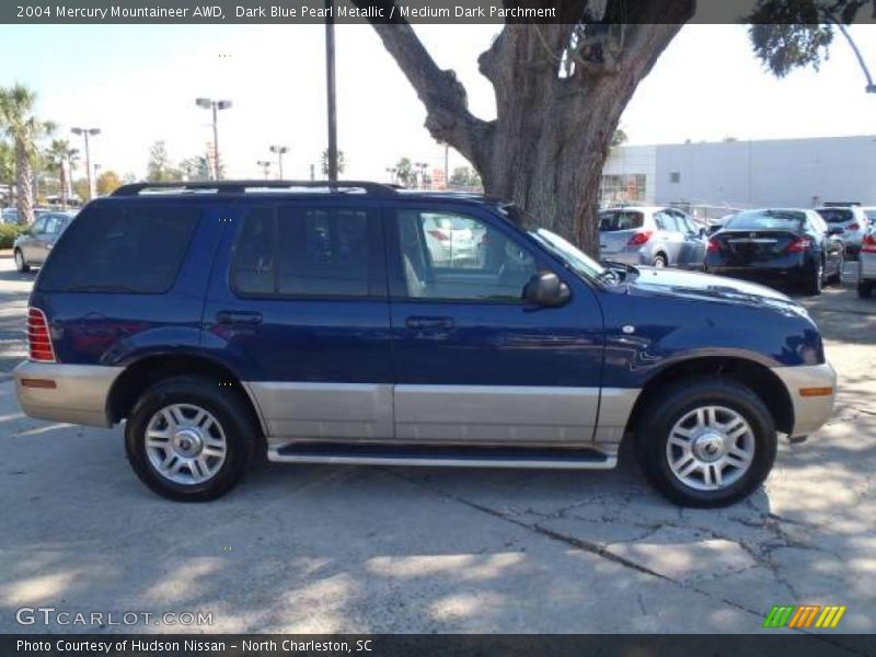 Dark Blue Pearl Metallic / Medium Dark Parchment 2004 Mercury Mountaineer AWD